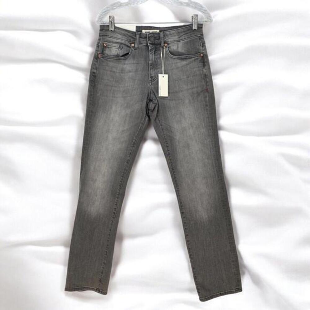 Warp + Weft‎ ORD Chicago Straight Leg Grey Denim Jeans Mens 28x34 Stretchy NWT